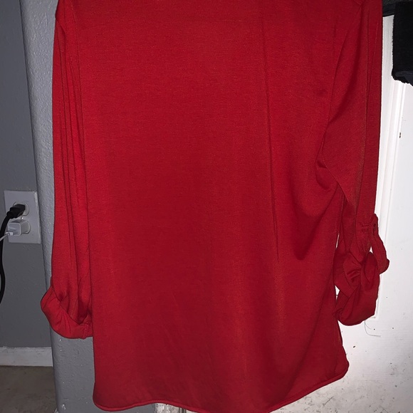 Red button down shirt - Picture 3 of 3